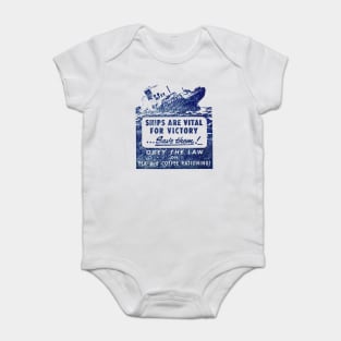 WWII Vital for Victory Baby Bodysuit